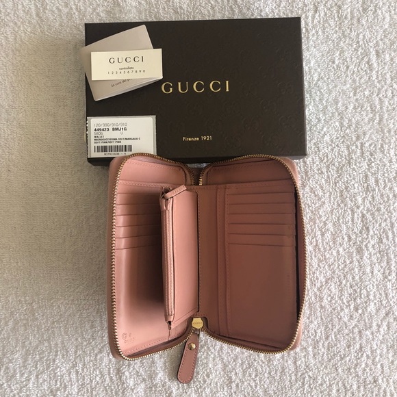 Gucci Microguccissima Zip Around Leather Wallet - Picture 3 of 8